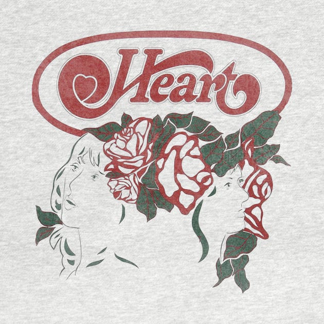 HEART RETRO BAND by KevinPower Art